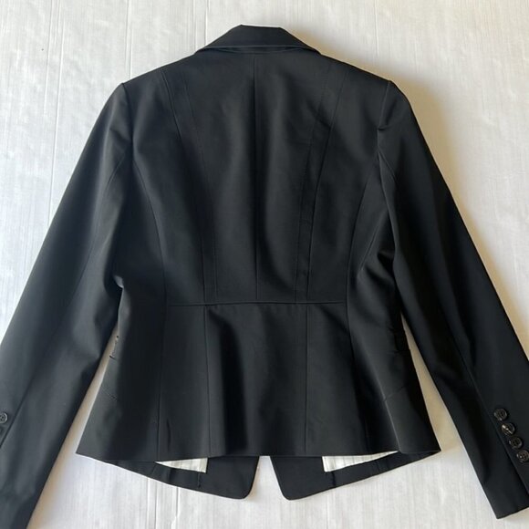 𝅺OLIVIA LAUREN black sculpt hourglass classy single breast blazer size Small - Picture 13 of 16